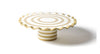 FF Cobble Spot On Ruffle Cake Stand