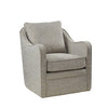 FF Brianne Slub Weave Wide Seat Swivel Arm Chair